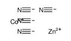 zinc,cobalt(2+),tetracyanide Structure