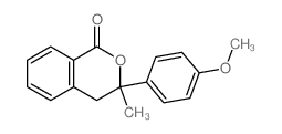 3-(4-methoxyphenyl)-3-methyl-isochroman-1-one structure
