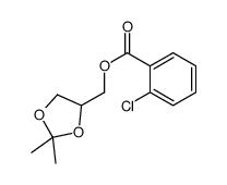 (2,2-dimethyl-1,3-dioxolan-4-yl)methyl 2-chlorobenzoate Structure