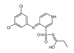 N-[4-(3,5-dichloroanilino)pyridin-3-yl]sulfonylpropanamide结构式