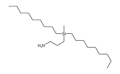 3-[methyl-di(nonyl)silyl]propan-1-amine结构式