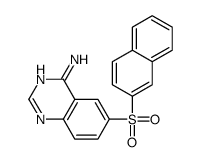 6-naphthalen-2-ylsulfonylquinazolin-4-amine Structure