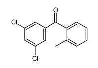 3,5-DICHLORO-2'-METHYLBENZOPHENONE structure