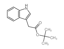 1H-Indole-3-aceticacid, 1,1-dimethylethyl ester Structure