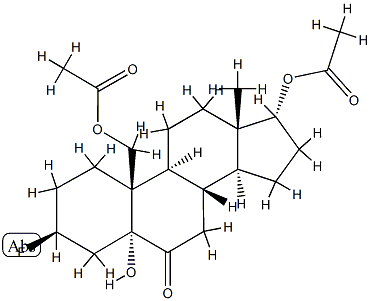 17α,19-Bis(acetyloxy)-3β-fluoro-5-hydroxy-5α-androstan-6-one picture