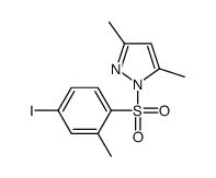 1-(4-iodo-2-methylphenyl)sulfonyl-3,5-dimethylpyrazole结构式