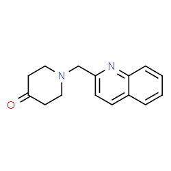 1-((QUINOLIN-2-YL)METHYL)PIPERIDIN-4-ONE structure