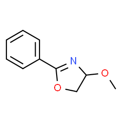 Oxazole, 4,5-dihydro-4-methoxy-2-phenyl- (9CI) structure