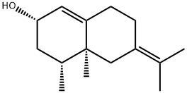 (2S)-2,3,4,4a,5,6,7,8-Octahydro-4β,4aβ-dimethyl-6-(1-methylethylidene)naphthalen-2β-ol结构式
