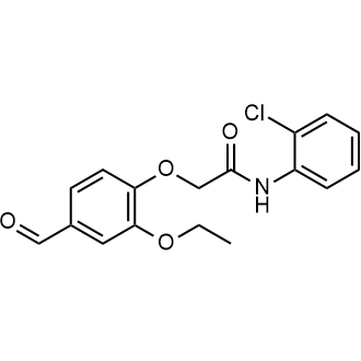 n-(2-Chlorophenyl)-2-(2-ethoxy-4-formylphenoxy)acetamide Structure