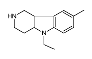 5-ethyl-8-methyl-1,2,3,4,4a,9b-hexahydropyrido[4,3-b]indole Structure