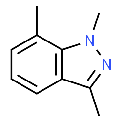 1H-Indazole,1,3,7-trimethyl-结构式