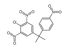 2-chloro-1,3-dinitro-5-[2-(4-nitrophenyl)propan-2-yl]benzene Structure