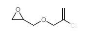 Oxirane,2-[[(2-chloro-2-propen-1-yl)oxy]methyl]- Structure
