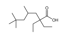2,2-diethyl-4,6,6-trimethylheptanoic acid结构式