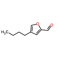 2-Furancarboxaldehyde, 4-butyl- (9CI) structure