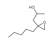 1-(2-pentyloxiran-2-yl)propan-2-ol结构式