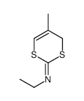 N-ethyl-5-methyl-4H-1,3-dithiin-2-imine结构式