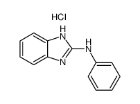 (1H-benzimidazol-2-yl)-phenyl-amine, hydrochloride Structure