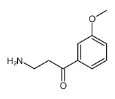 3-amino-1-(3-methoxyphenyl)propan-1-one Structure