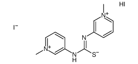 1,3-bis(1-methylpyridin-1-ium-3-yl)thiourea,diiodide结构式