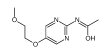 N-[5-(2-methoxyethoxy)pyrimidin-2-yl]acetamide Structure