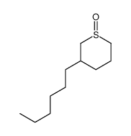 3-hexylthiane 1-oxide Structure