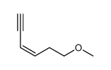 6-methoxyhex-3-en-1-yne结构式