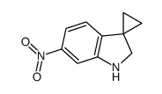 6'-Nitrospiro[cyclopropane-1,3'-indoline]结构式
