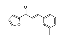 1-(furan-2-yl)-3-(6-methylpyridin-2-yl)prop-2-en-1-one结构式