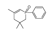 3,3,5-trimethyl-1-phenyl-2,4-dihydro-1λ5-phosphinine 1-oxide结构式