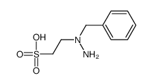 2-[amino(benzyl)amino]ethanesulfonic acid Structure