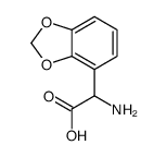 氨基-苯并[1,3]二氧代-4-乙酸结构式