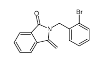 2-[(2-bromophenyl)methyl]-3-methylideneisoindol-1-one Structure