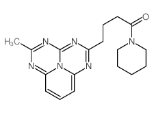 1-[4-(5-methyl-1,3,4,6,9b-pentaaza-phenalen-2-yl)-butyryl]-piperidine Structure