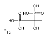 technetium Tc 99m etidronate结构式