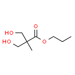 3-Hydroxy-2-(hydroxymethyl)-2-methylpropanoic acid propyl ester结构式