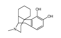 17-Methylmorphinan-3,4-diol Structure