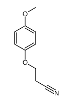 3-(4-甲氧基苯氧基)丙腈结构式