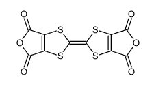 Tetrathiafulvalentetracarbonsaeure-dianhydrid结构式