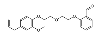 2-[2-[2-(2-methoxy-4-prop-2-enylphenoxy)ethoxy]ethoxy]benzaldehyde结构式