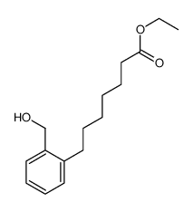 ethyl 7-[2-(hydroxymethyl)phenyl]heptanoate Structure