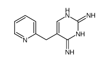 5-(pyridin-2-ylmethyl)pyrimidine-2,4-diamine Structure