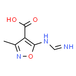 4-Isoxazolecarboxylicacid,5-[(iminomethyl)amino]-3-methyl-(9CI)结构式