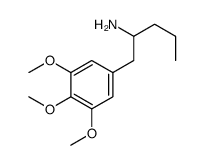 α-Propyl-3,4,5-trimethoxybenzeneethanamine结构式