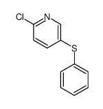 2-chloro-5-(phenylsulfanyl)pyridine结构式