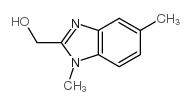 (9ci)-1,5-二甲基-1H-苯并咪唑-2-甲醇结构式