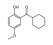 cyclohexyl-(2-hydroxy-5-methoxyphenyl)methanone Structure