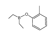 diethyl(o-tolyloxy)borane结构式