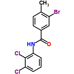 3-Bromo-N-(2,3-dichlorophenyl)-4-methylbenzamide结构式